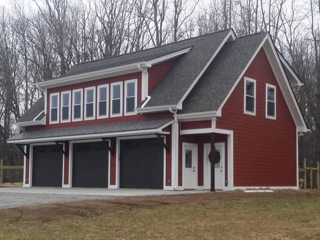 Unique Timber Contracting Custom Garage Build